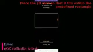 KYC Android Demo For Digital Onboarding