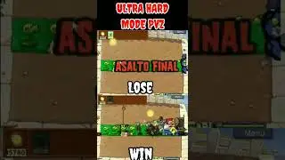 Lose & Win Ultra Hard Mode Plants Vs Zombies 