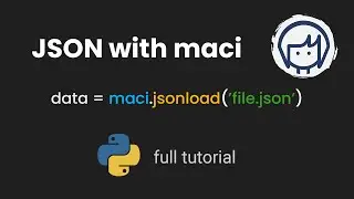 Using JSON in maci | Python