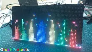 Spectrum Music Visualizer With RGB Matrix And ESP32