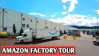 Inside Amazon factory | Amazon fulfillment centre inside view