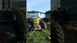 Descarcare porumb/ John Deere 2264 Hillmaster/ Claas Arion 630
