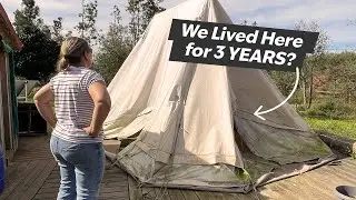 The Tent is Down, Long Live the Tent! - Living Off Grid in Portugal