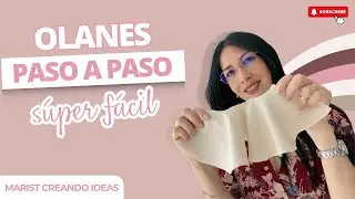 😏 MANERA FÁCIL DE HACER OLANES EN PRENDAS DE VESTIR