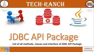 All About JDBC API Package | JDBC API | 