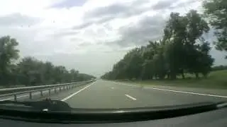 Занесло в повороте на 120км/час. Ford Focus 2 рестайл. Нецензурно.