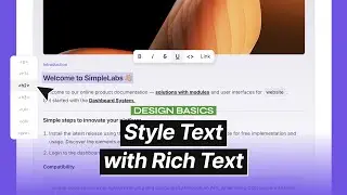 Style Text with Rich Text
