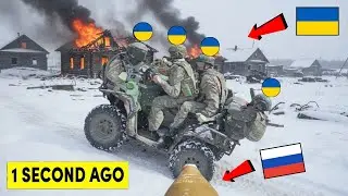 Russian FPV Drone Spots Ukrainian Elite Azov Units Off Guard
