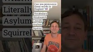 Pronunciation challenge! Can you pronounce these words in English? 🇺🇸🤓