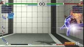 [KOFXIV] K' - 1000 MAX corner 2-bar combo (2 MAX activations)