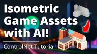 How to Make Isometric Game Assets with AI - ControlNet, Stable Diffusion + Blender Tutorial 2023