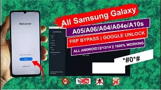 All Samsung A04/A06/A05/A10/A21/A30/A04s/A71 Complete FRP Bypass using Special tool || Google unlock
