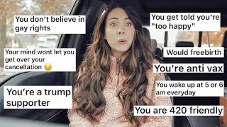 ANSWERING YOUR ASSUMPTIONS ABOUT ME! pregnancy, marriage, politics, vaccines & being cancelled.