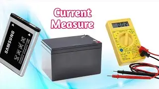 Multimeter से Current measure करना सीखें। Measure current of a battery by multimeter !!#1