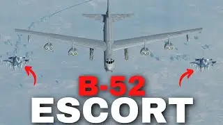 2x F-16 Escort B-52 To Destroy Runway | BVR | INTERCEPT | DCS World Gameplay