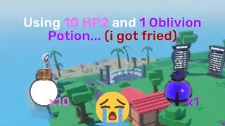Using 10 HP2's and 1 Oblivion Potion... (i got fried 😭) | Sol's RNG Era 8.5