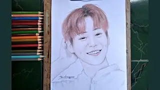 Cara menggambar soobin txt