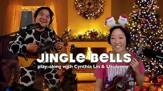 Jingle Bells // Fun 4-chord Beginner Ukulele Play-Along Cynthia Lin x Ukulenny