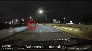 Penampakan Cik Ponti di Sungai Besi Expressway…
