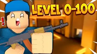 Von LEVEL 0 BIS 100 IN ARSENAL! (Roblox)