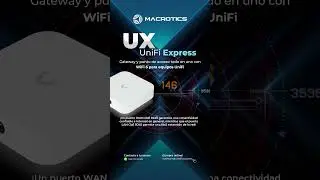 UX UniFi Express Ubiquiti en Macrotics
