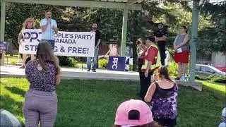 Maxime Bernier of the People's Party Speaking in Moncton - Aug.29th, 2021