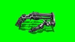 Terminator Hand impatient - green screen effects - free use