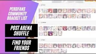 [Princess Connect] Arena Shuffle Climb! Find your comps and bracket friends! [Description]