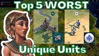 (Civ 6) Top 5 WORST Unique Units In Civilization 6 || Civ 6 Tier list