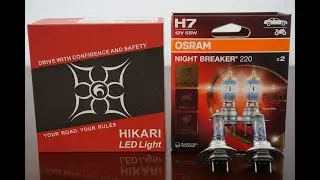 HIKARI CORE-12 LED vs OSRAM NIGHT BREAKER 220