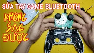 sửa tay game bluetooth T28 không sạc vào được
