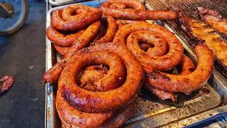 The Delicious Journey of Honey Roast Duck, Pork Ribs & Stuffed Sausage | Cambodia Street Food