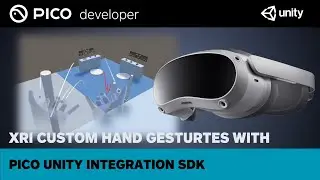 XRI Custom Hand Gestures with PICO Unity Integration SDK. Webshoot and Teleport!