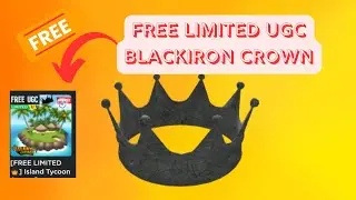 How to get Free Limited UGC BlackIron Crown In Roblox