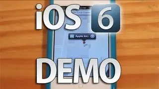 iPhone iOS 6 Hands-on Demo