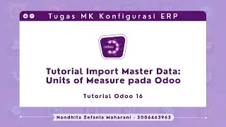 [Odoo 16] Tutorial Import Master Data: Units of Measure pada Odoo