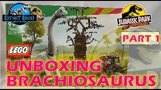 BRACHIOSAURUS LEGO TOY  SET REVIEW / UNBOXING / JURASSIC PARK 30TH ANNIVERSARY / 76960