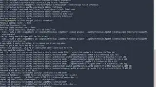 Install wirshark in backbox !