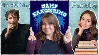 Pantsing a novel | Handwriting everything! | July Camp NaNoWriMo Goals!