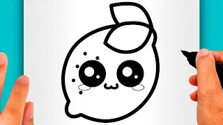 DISEGNI FACILI! COME DISEGNARE UN LIMONE KAWAII (VIDEO DI DISEGNI)