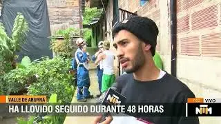 Twelve families were evacuated due to the risk of a landslide in Itagüí [NTM] - Telemedellín