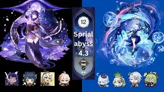 NEW SPIRAL ABYSS 4.3| C0 Raiden Overload & C1 Furina Hyperbloom | Floor 12 -9 Stars -Genshin Impact