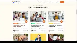 Edukon - Education And LMS React JS Template training center learning management system