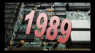ATI VGA Wonder-16 1989 with a massive 256kb of RAM