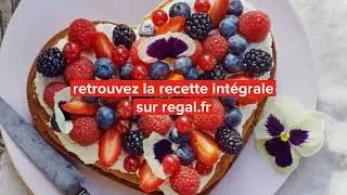 Pas-à-pas - Recette de gâteau sablé amande et fruits rouges | regal.fr