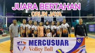 Juara Bertahan Orlin Jaya ditantang junior SMAN 1 Karangan - Mercusuar CUP GOR Jwalita Trenggalek