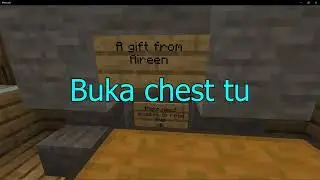 A gift from a friend in Minecraft