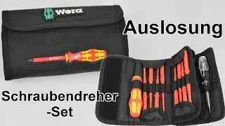 Auslosung des Gewinners eines "Wera Wechselklingen-Set" - Schraubendreher Set
