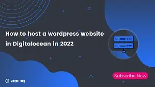 How to host a wordpress website in Digitalocean in 2024
