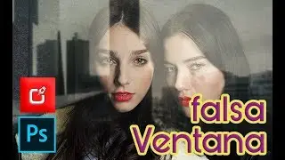 How to Reflect in window with PHOTOSHOP CS6 TUTORIAL